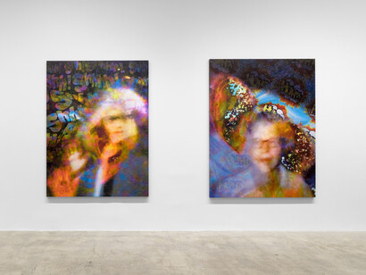 Eliza Douglas, Ghosts, exhibition view. Courtesy of Gagosian