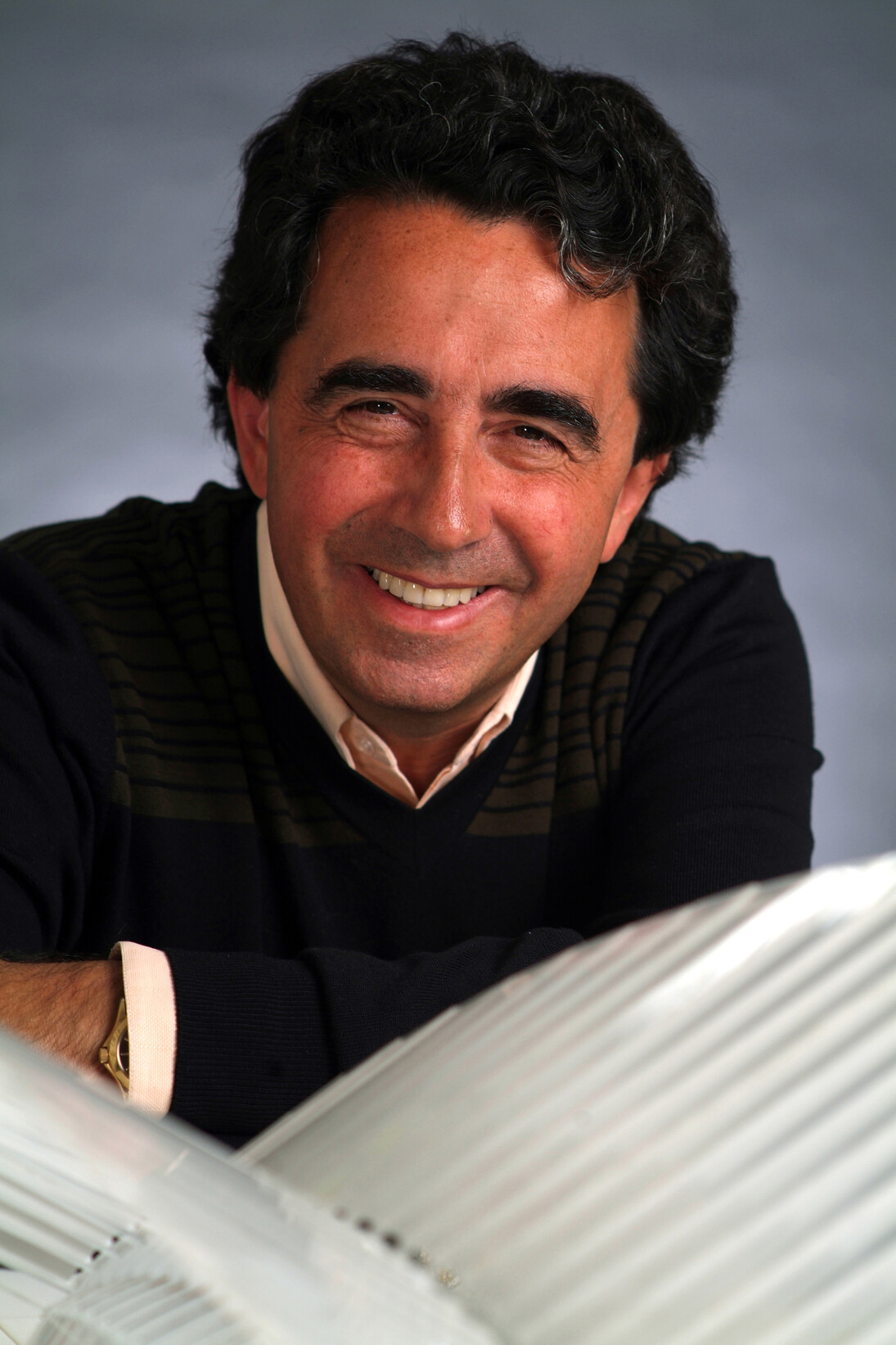Portrait of Santiago Calatrava. Photo by Michael Falco