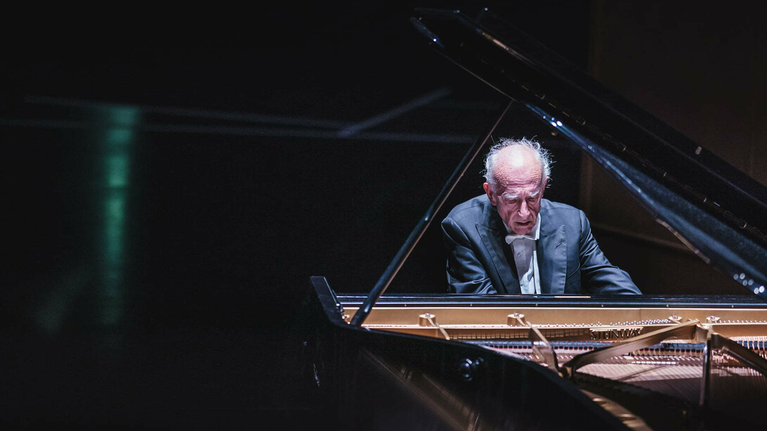Maurizio Pollini al Teatro del Maggio Musicale Fiorentino, foto Michele Monasta