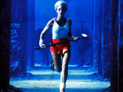 Imagen del famoso comercial del lanzamiento de la computadora Macintosh en 1984