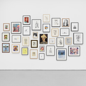 Aline Kominsky-Crumb & R. Crumb, Exhibition view. Courtesy of David Zwirner