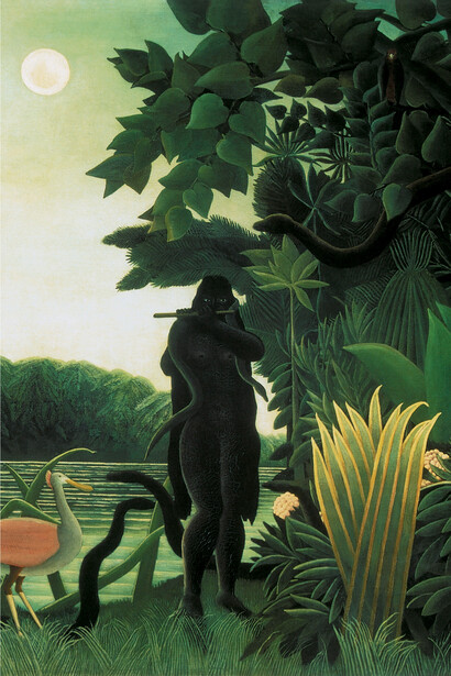 La Charmeuse de serpent, 1907. Huile sur toile, 169 x 189,5 cm. Musée d’Orsay, Paris. (détail)