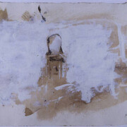 Piero Pizzi Cannella, Grand hotel, 38 x 55 cm, mista su carta