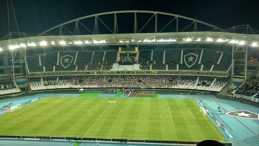 Estadio Olímpico Nilton Santos, no Rio de Janeiro, Brasil