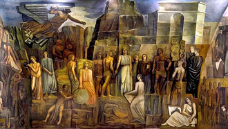 Mario Sironi, Italy Between the Arts and Sciences (L'Italia fra le arti e le scienze), 1935