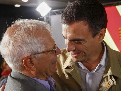 José Borrell y Pedro Sánchez