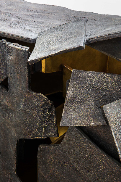 Vincent Dubourg, Insideer Bronze, 2014, bronze, h98 l161 w47 cm / h38.6 l63.38 w18.5 in, limited edition of 8 + 4 ap, Courtesy Carpenters Workshop Gallery