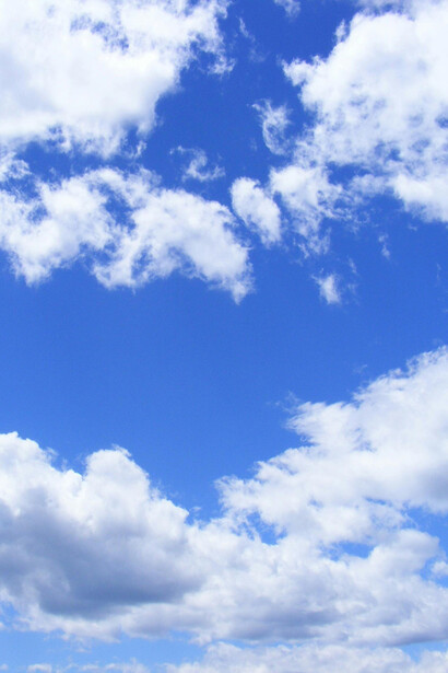 Nubes que alegran el cielo