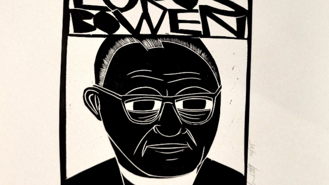 Paul Peter Piech, Euros Bowen Portrait, 1989. Courtesy of Waterhouse & Dodd