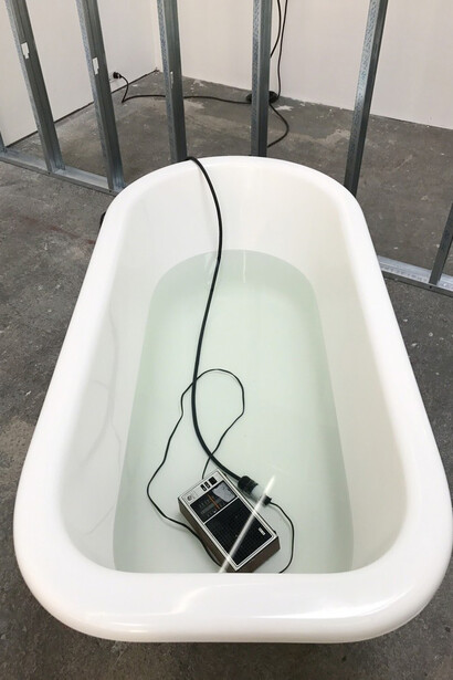 Matthew McCaslin's Place to Put It. Courtesy of Spencer Brownstone Gallery