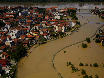 Floods in the past have nearly destroyed large areas