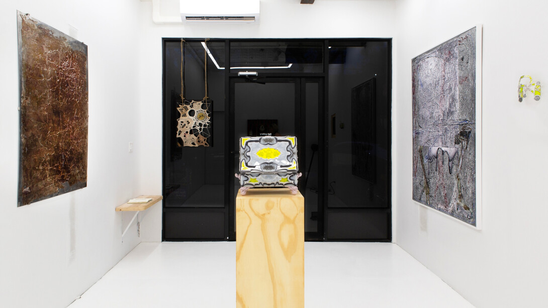 rhi•zome, curated by Adrienne Greenblatt, 2023, installation view. Courtesy of No Gallery, NYC