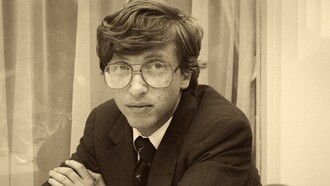 Bill Gates tan joven