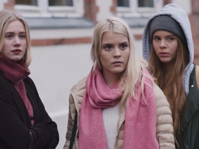In a scene in the hit Norwegian show Skam the tension is building between the characters