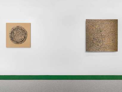 Mary Bauermeister, St.one-d, exhibition view. Courtesy of Michael Rosenfeld Gallery 