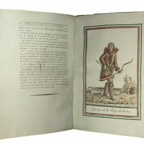 Jacques Grasset de Saint-Sauveur, Moeurs, loix et costumes des sauvages de la Baye d'Hudson, about 1796. Gift of Dr. J. lawrence Hutchison, M2004.117.20 © McCord Museum