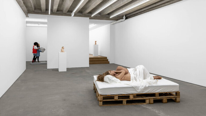 Patricia Piccinini, Holding tight and letting go, exhibition view. Courtesy of Ames Yavuz