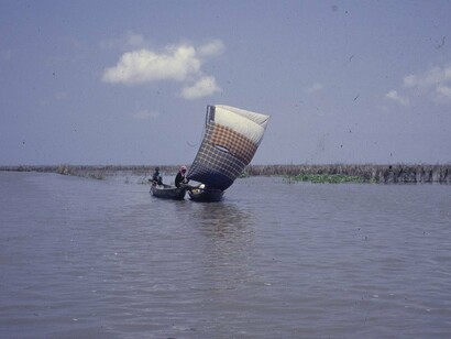 Ganvié imbarcazione
