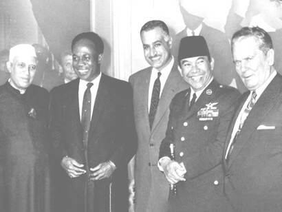 Leaders at the Bandung Conference, 1955