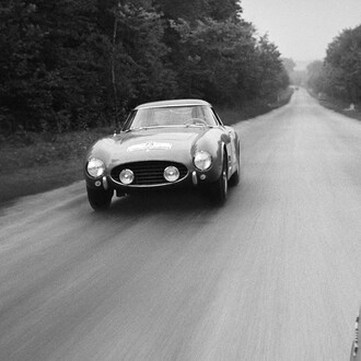 On the road to victory, Tour the France, 1956.  Courtesy of M.A.D.Gallery