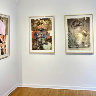 Robert Rauschenberg. Courtesy of Hamilton-Selway Fine Art