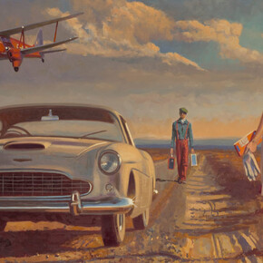 Peregrine Heathcote, The long road to you. Courtesy of Bonner David Galleries