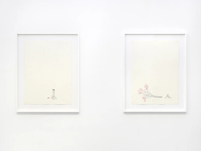 Nancy Brooks Brody, Comme si de rien n’était (As if it wasn’t there), vue d’exposition. Avec l'aimable autorisation de la Galerie Christophe Gaillard