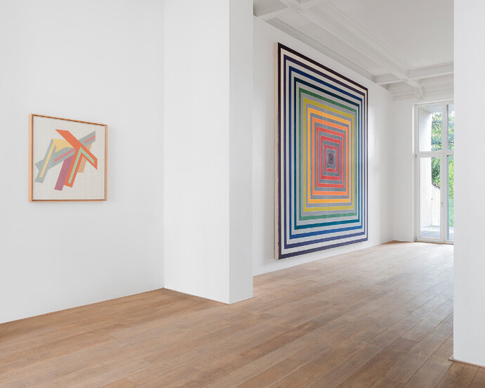 Frank Stella. Courtesy of Charles Riva Collection