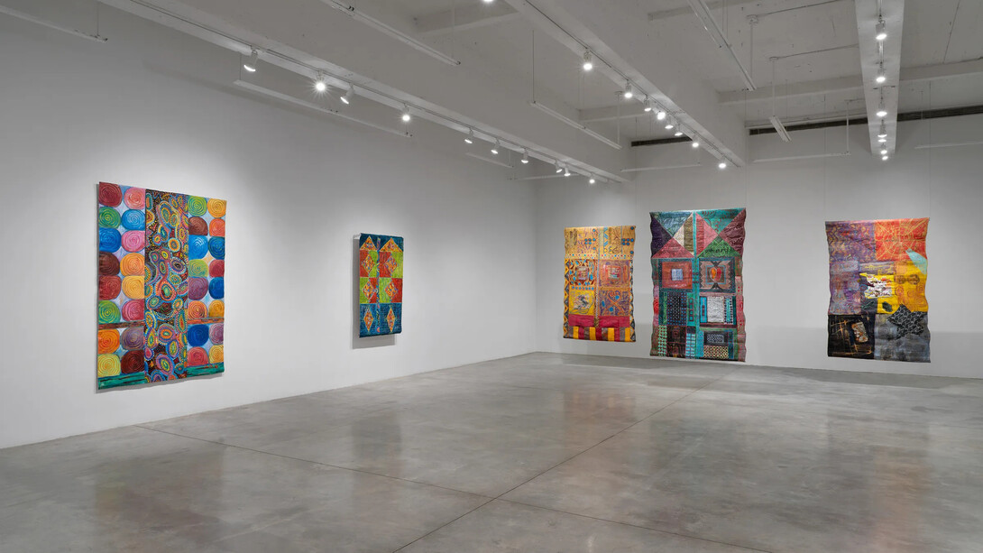 Pacita Abad, Door to life, exhibition view. Courtesy of Tina Kim Gallery