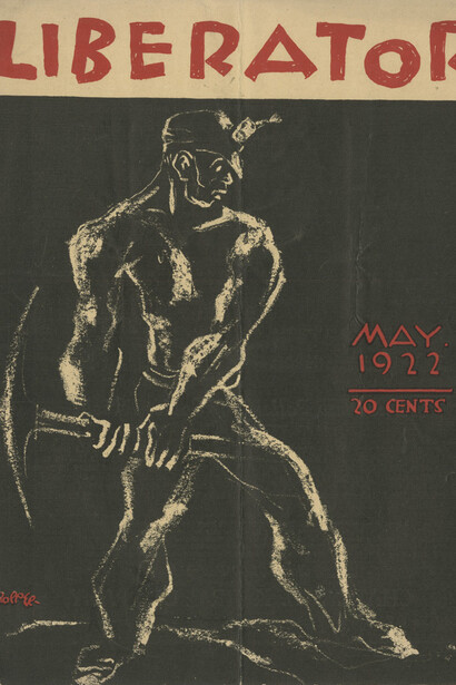 Claude McKay, editor, The liberator, May 1922. Courtesy of the New York Historical