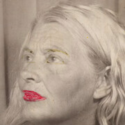 Lee Godie, Lee and cameo / on a chair / Sincerily / Lee Godie (detail), 1970s. Courtesy of Art Institute of Chicago
