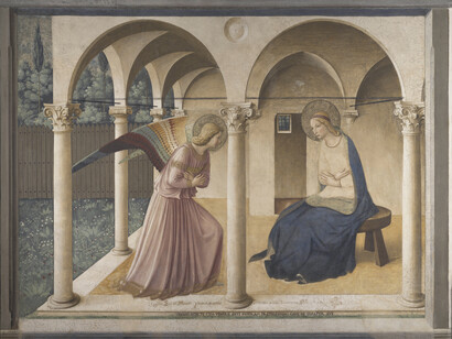 Beato Angelico, Annunciazione. Per gentile concessione di Palazzo Strozzi