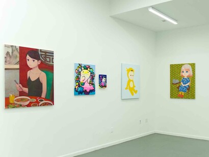 Various artists, Blue season, exhibiiton view. Courtesy of GR Gallery