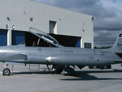 Canadair T-33 #052. Courtesy of Jet Aircraft Museum