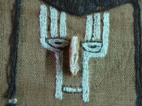 Textiles in early andean civilization. Courtesy of Museo Chileno de Arte Precolombino