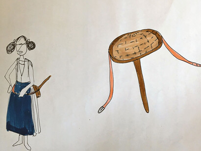 Ingrid Hora, Schizzo. La lattaia, courtesy the artist