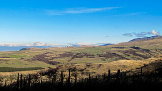 Vista natural entre Coyhaique y los Andes, Chile
