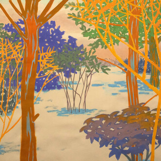 Gillian Theobald, Fictive space (winter) 120, 2023. Courtesy of Kathryn Markel Fine Arts Gallery