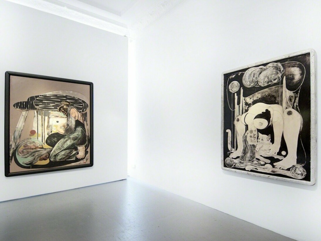 Alex Feuerstein, Exhibition view. Courtesy of galerie burster