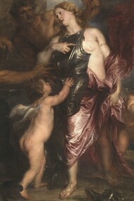 "Teti riceve la nuova armatura per Achille nella fucina di Efesto", 1630-32, Anthony van Dyck. Sanssouci Bildergalerie, Potsdam, Germania