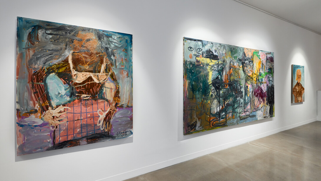 Installation View, Georg Óskar, Good Night Moon. Courtesy of JD Malat Gallery