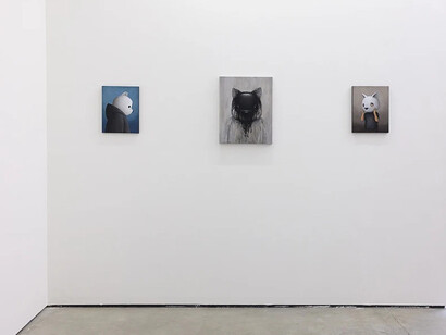 Luke Chueh, Making light of the darkness, exhibition view. Courtesy of Harman Projects