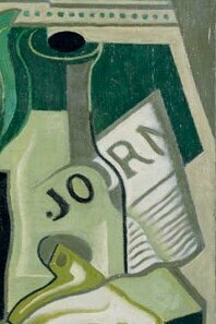 "Jarrón de lirios de los valles", óleo sobre lienzo, Juan Gris, 1920