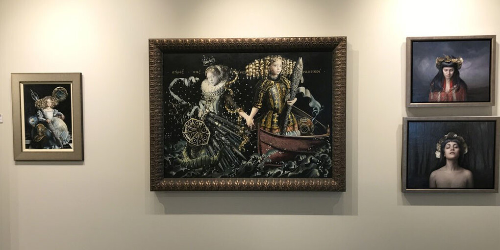 Big Art. Small canvas. Courtesy of RJD Gallery 