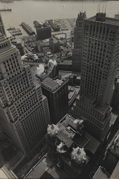 Berenice Abbott, from Changing New York, Water Front, 1938