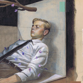 Gideon Kiefer, One for the road, 2024. Avec l'aimable autorisation de Galerie Martin Kudlek et Art Antwerp