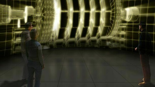Experiencing a particle collision in the detector cavern c. Science Museum, Nissen Richards Studio 2013