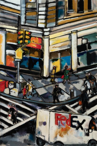 Mari Lyons, FedEx, 2009. Courtesy of BYU Museum of Art