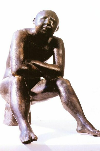 Emilio Greco (1913-1995), Wrestler, 1947, Bronze; 30 x 21 x 18 cm, Private collection