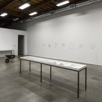Julien Bismuth, Perchings, exhibition view. Courtesy of the artist and The Box. Photo by Fredrik Nilsen Studio